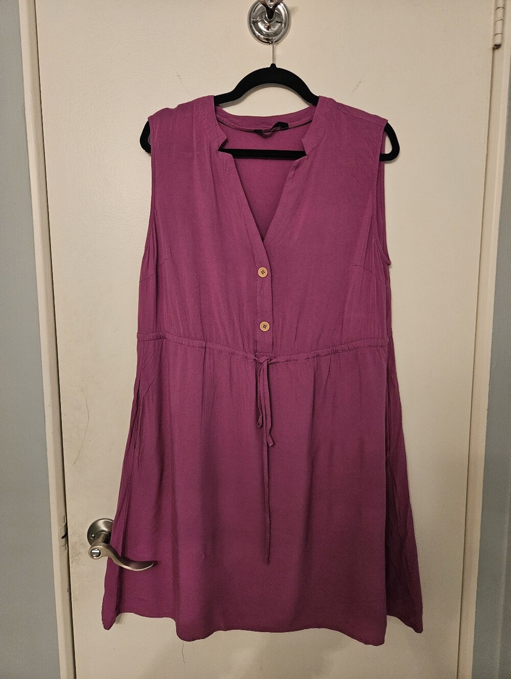 Purple Sleeveless Dress